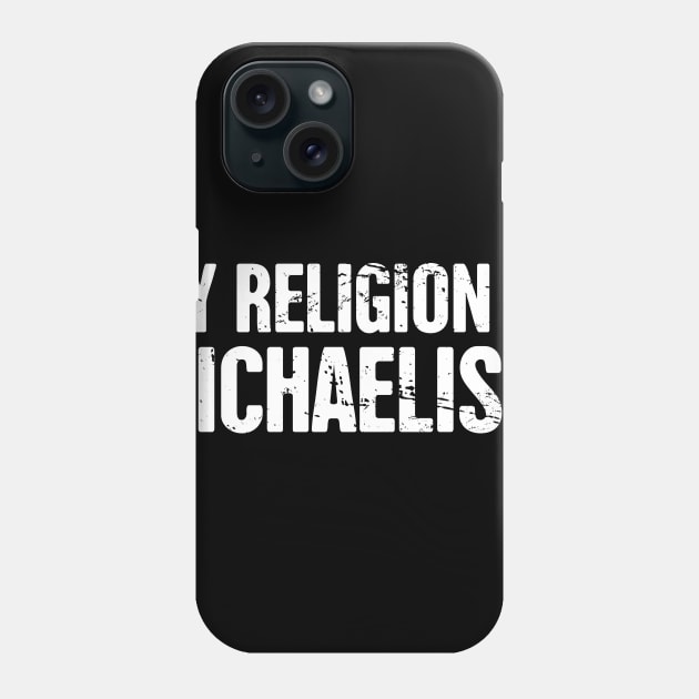 Funny Michael Name Design Phone Case by MeatMan