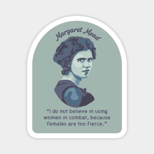 Margaret Mead Portrait and Quote Magnet