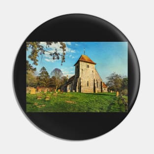 The Church at Aldworth in Berkshire Pin