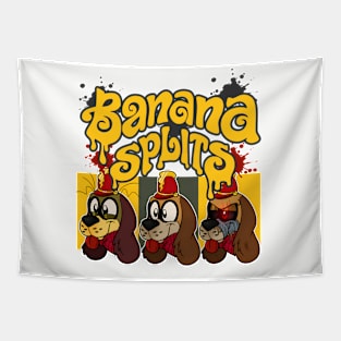 Banana Splits Spotting Cartoon Tapestry