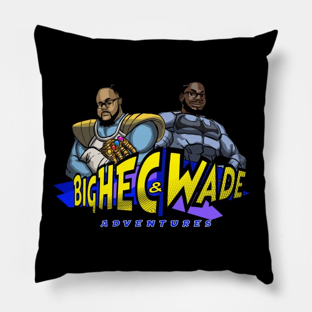 Big Hec & Wade Logo Pillow by BigHec & Wade Adventures