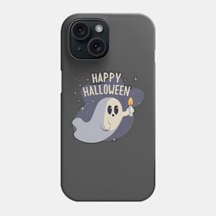 Happy Halloween funny cartoon ghost Phone Case