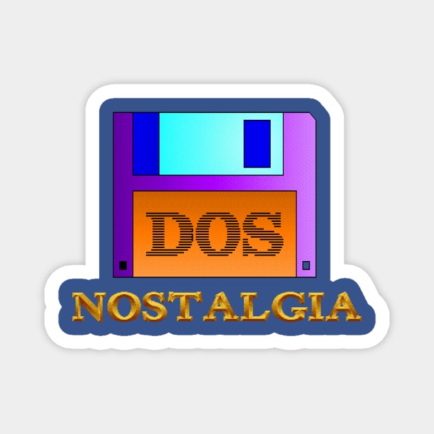 Official DOS Nostalgia VGA Magnet by DOS Nostalgia