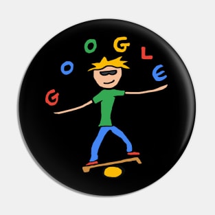 Google Juggler Pin