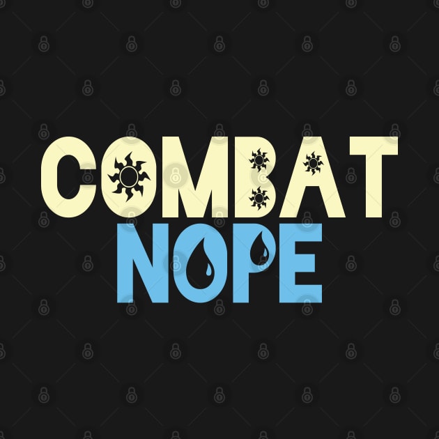 White-Blue Nope Combat by CandD