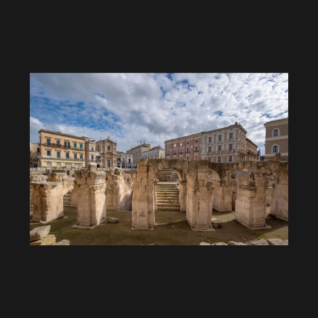 Roman amphitheater in Lecce, Italy by mitzobs