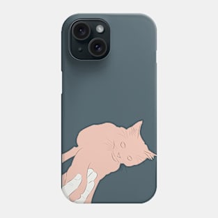 Cute Cat Shaking Hands Phone Case