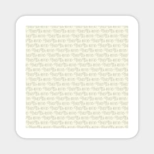 Tea-riffic times lettering beige Magnet