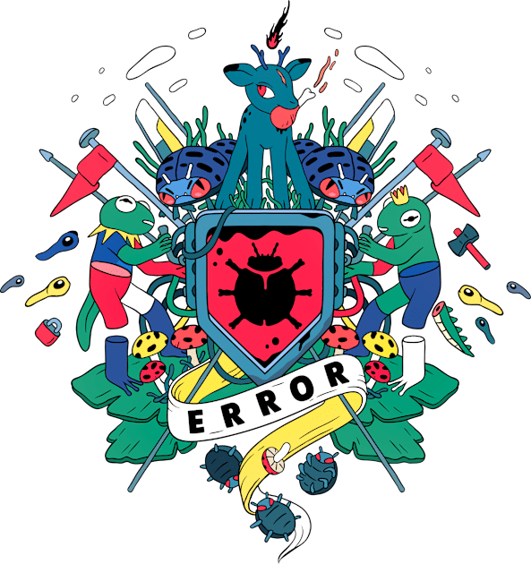 Error Kids T-Shirt by Cactus