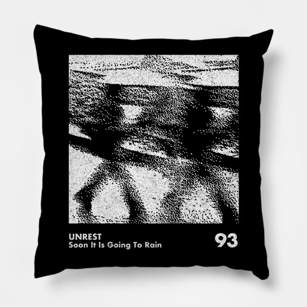 Unrest / Minimalist Graphic Artwork Design Pillow by saudade