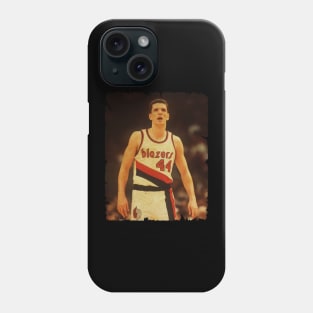 Drazen Petrovic - Vintage Design Of Basketball Phone Case