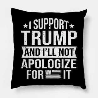 I support trump and I'll not apologize for it Pillow