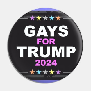 Gays for Trump Pin