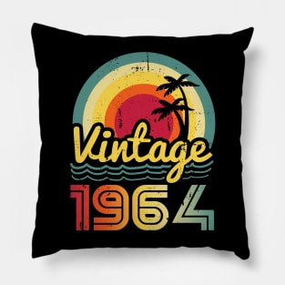 Vintage 1964 Made in 1964 59th birthday 59 years old Gift Pillow