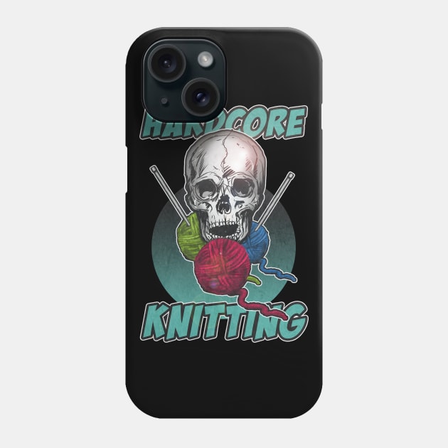 Hardcore Knitting Phone Case by silentrob668