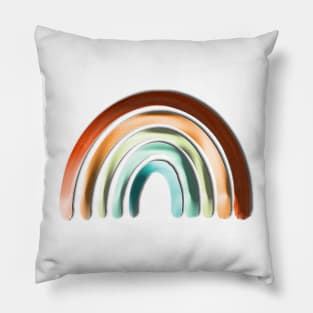 chocolate rainbow Pillow