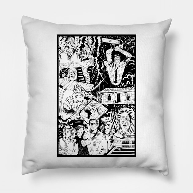 Evil Dead 2 Art print (paintchips) Pillow by paintchips