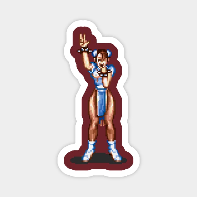 Chun-Li Magnet by Pixelblaster