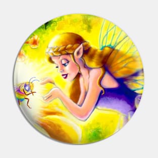 Fairy Princess and Magic Bee Pin