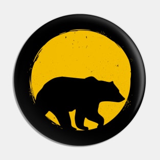 Sunset Grizzly Bear Adventure Pin