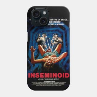 Classic Sci-Fi Horror Movie Poster - Inseminoid Phone Case