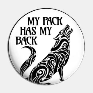 My pack has my back - Jiu jitsu strong Pin