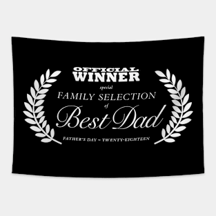 Hollywood Best Dad Movie Laurels Award Tapestry