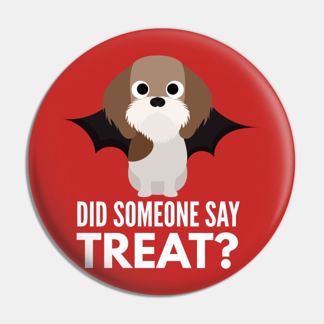 Petit Basset Griffon Vendeen Halloween Trick or Treat Pin by DoggyStyles