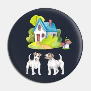 Jack Russell Terriers Home Pin