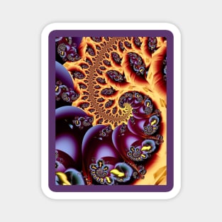 fractal tree pattern Magnet