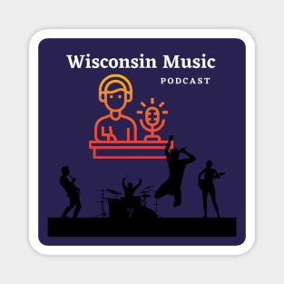 Wisconsin Music Podcast Logo Magnet