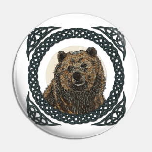 Brown Bear Pin