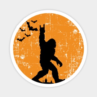 Bigfoot Halloween Spooky Magnet