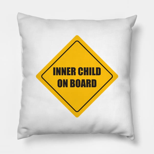 Inner Child On Board Pillow by DubyaTee