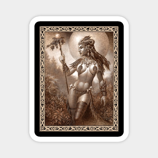 Goddess of Nature Magnet by Paul_Abrams