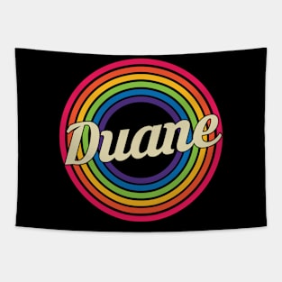 Duane - Retro Rainbow Style Tapestry