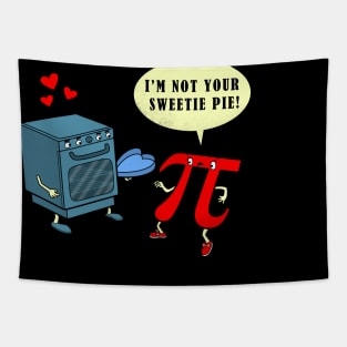 Cute Pie Day Pie Baking Math Cartoon Lovers Relationship Tapestry