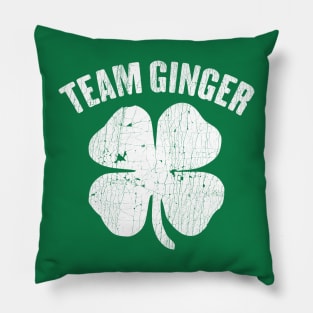 Team Ginger St Patricks Day Pillow