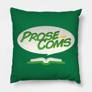 Prose and Coms Full Logo Pillow