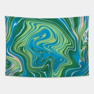 Green marble art Tapestry