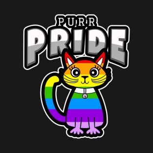 RAINBOW Pride Cat Lovers T-Shirt