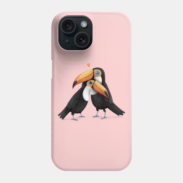 Toucan Love Phone Case by Sophie Corrigan