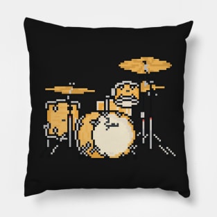 Pixel Maple Stones Drums Pillow