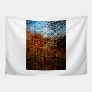 Color Abstract 3D Design Pattern Tapestry