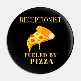 Pizza fueled receptionist Pin