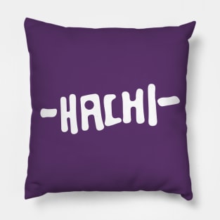 Hachi Font Pillow