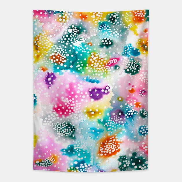 Pocket - Experimental Surface Colorful Tapestry by ninoladesign