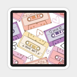 Love Songs Mixtape Magnet