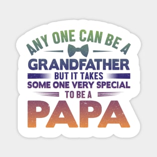 Any One Can Be A GrandFather But It Takes Some One Very Special To Be A Papa Magnet