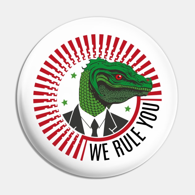 Reptilian Pin by WickedAngel